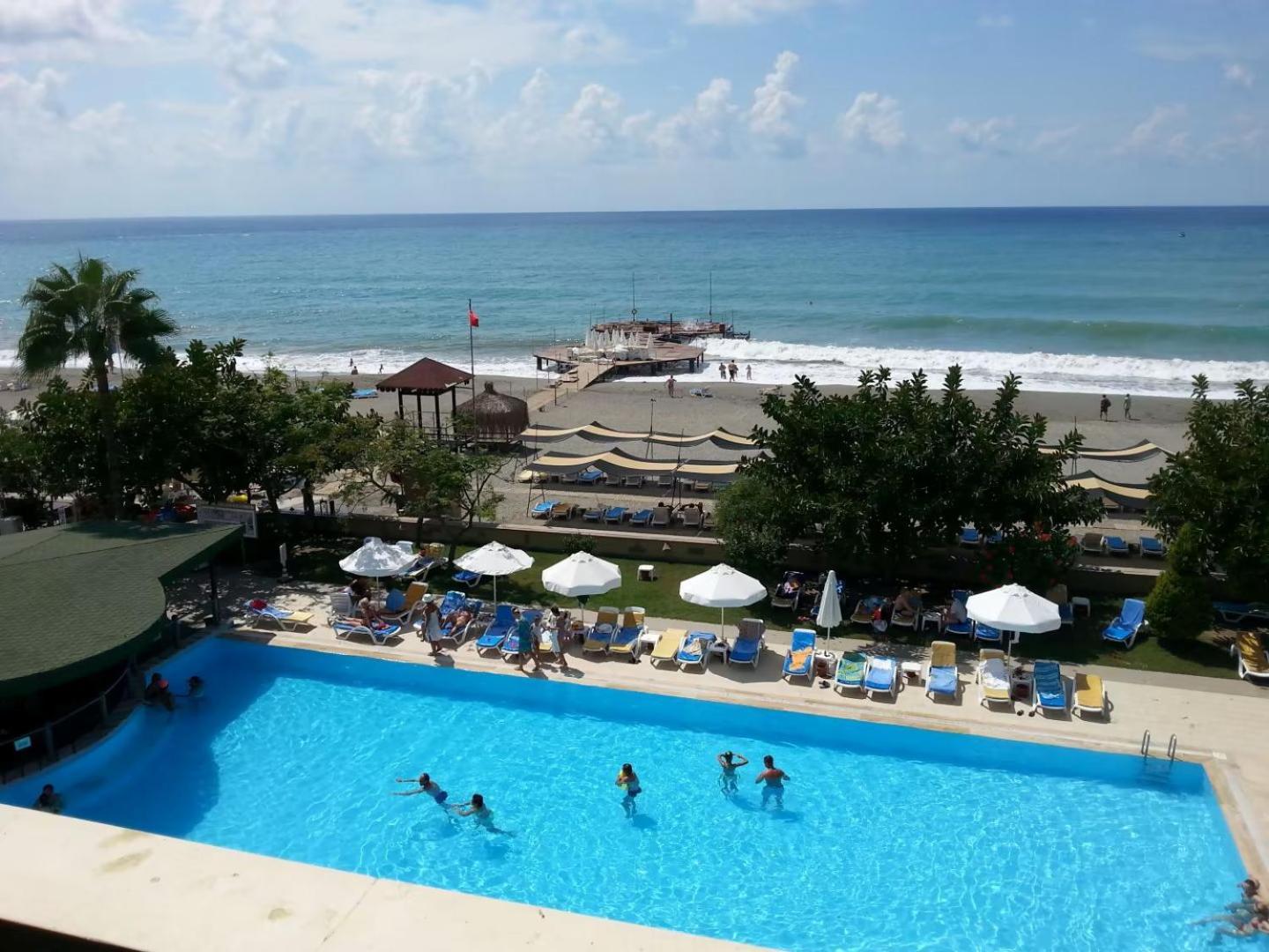 Senza Sunset Beach Hotel Алания Экстерьер фото
